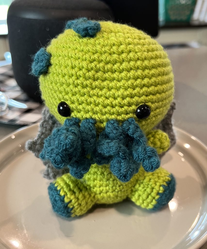 Crocheted Baby Cthulhu